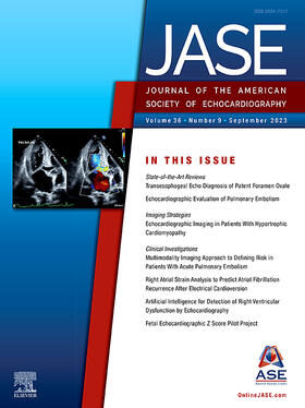  Journal of The American Society of Echocardiography | Zeitschrift |  Sack Fachmedien