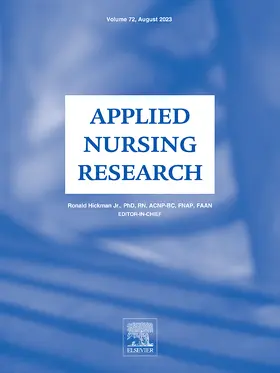 Editor: Joyce J. Fitzpatrick, PhD, RN, FAAN |  Applied Nursing Research | Zeitschrift |  Sack Fachmedien