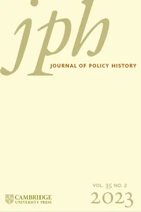  Journal of Policy History | Zeitschrift |  Sack Fachmedien