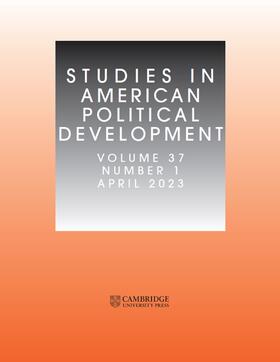  Studies in American Political Development | Zeitschrift |  Sack Fachmedien