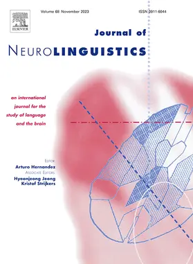  Journal of Neurolinguistics | Zeitschrift |  Sack Fachmedien