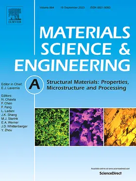 Materials Science and Engineering: A | Elsevier | Zeitschrift | sack.de