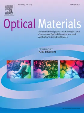  Optical Materials | Zeitschrift |  Sack Fachmedien