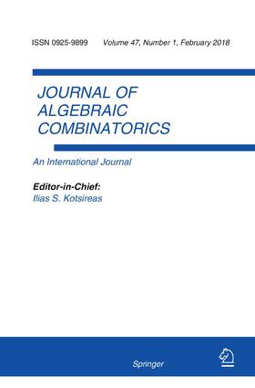 Editors-in-Chief: Ilias S. Kotsireas |  Journal of Algebraic Combinatorics | Zeitschrift |  Sack Fachmedien