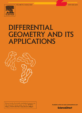  Differential Geometry and its Applications | Zeitschrift |  Sack Fachmedien