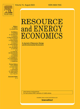  Resource and Energy Economics | Zeitschrift |  Sack Fachmedien
