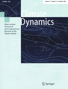  Climate Dynamics | Zeitschrift |  Sack Fachmedien