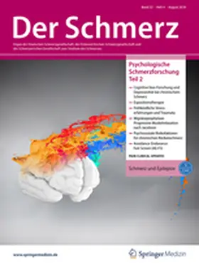 Federführender Herausgeber: L. Radbruch / H.-G. Schaible |  Der Schmerz | Zeitschrift |  Sack Fachmedien