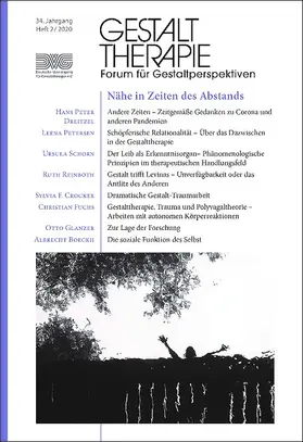 Deutsche Vereinigung für Gestalttherapie, DVG |  Gestalttherapie | Zeitschrift |  Sack Fachmedien