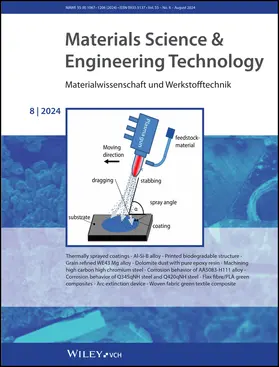 WILEY-VCH Verlag GmbH |  Materialwissenschaft und Werkstofftechnik | Zeitschrift |  Sack Fachmedien