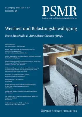  Psychosoziale und Medizinische Rehabilitation | Zeitschrift |  Sack Fachmedien