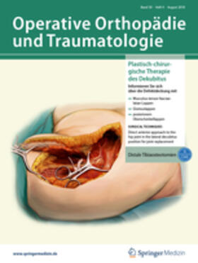 Schriftleiter: Michael Blauth |  Operative Orthopädie und Traumatologie | Zeitschrift |  Sack Fachmedien
