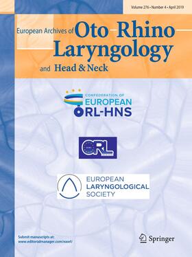  European Archives of Oto-Rhino-Laryngology | Zeitschrift |  Sack Fachmedien