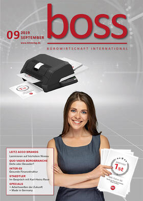  boss:  Bürowirtschaft International | Zeitschrift |  Sack Fachmedien