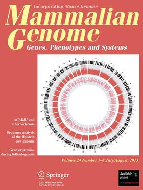  Mammalian Genome | Zeitschrift |  Sack Fachmedien