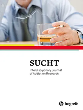 Deutschen Gesellschaft für Suchtforschung und Suchttherapie e.V. (DG-Sucht), Anil Batra (Chefredakteur / Editor-in-Chief), Gerhard Bühringer, Stephan Mühlig, Hans-Jürgen Rumpf |  SUCHT | Zeitschrift |  Sack Fachmedien