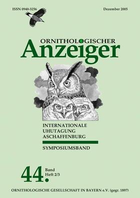 Ornithologische Gesellschaft in Bayern e.V. |  Ornithologischer Anzeiger | Zeitschrift |  Sack Fachmedien