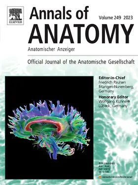 Editor-in-Chief: Friedrich Paulsen |  Annals of Anatomy | Zeitschrift |  Sack Fachmedien