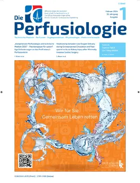 Deutsche Gesellschaft für Kardiotechnik e.V. |  Die Perfusiologie | Zeitschrift |  Sack Fachmedien