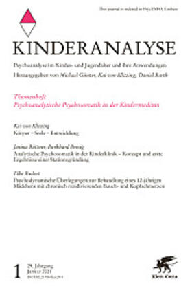 von Klitzing, Kai / Günter, Michael |  Kinderanalyse | Zeitschrift |  Sack Fachmedien