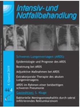 Hauptschriftleiter: Prof. Dr. med. C. Kill |  Intensiv- und Notfallbehandlung | Zeitschrift |  Sack Fachmedien