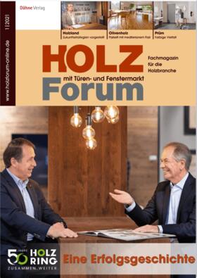  Holzforum | Zeitschrift |  Sack Fachmedien