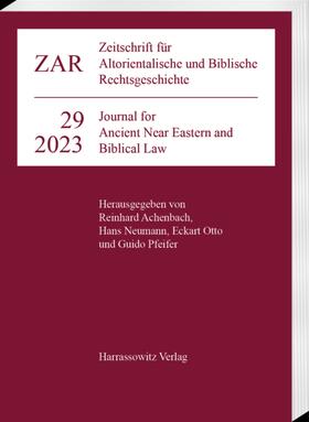  Zeitschrift für Altorientalische und Biblische Rechtsgeschichte | Zeitschrift |  Sack Fachmedien
