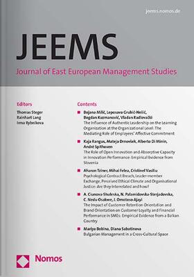  Journal of East European Management Studies (JEEMS) | Zeitschrift |  Sack Fachmedien