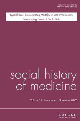  Social History of Medicine | Zeitschrift |  Sack Fachmedien