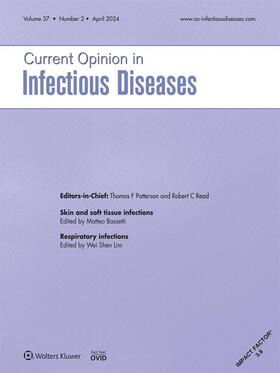  Current Opinion in Infectious Diseases | Zeitschrift |  Sack Fachmedien