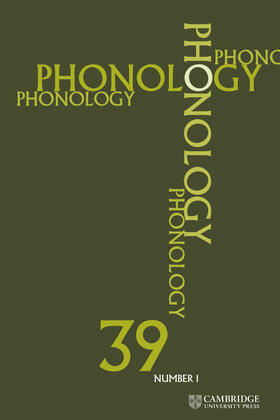  Phonology | Zeitschrift |  Sack Fachmedien