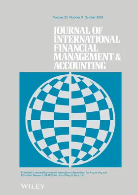  Journal of International Financial Management & Accounting | Zeitschrift |  Sack Fachmedien