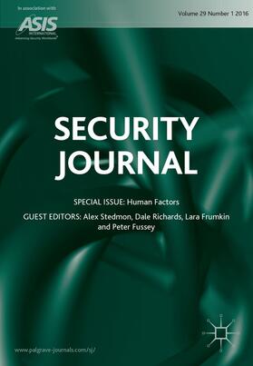  Security Journal | Zeitschrift |  Sack Fachmedien