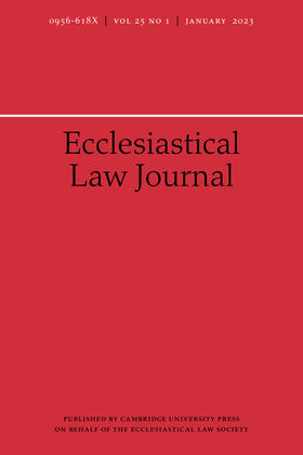  Ecclesiastical Law Journal | Zeitschrift |  Sack Fachmedien