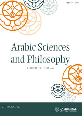  Arabic Sciences and Philosophy | Zeitschrift |  Sack Fachmedien