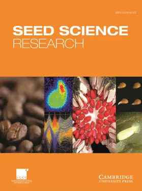  Seed Science Research | Zeitschrift |  Sack Fachmedien