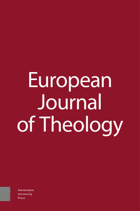 European Journal of Theology | Amsterdam University Press | Zeitschrift | sack.de