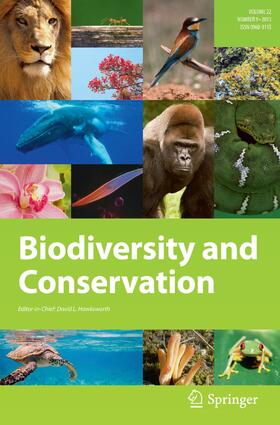 Editor-in-Chief: David Hawksworth |  Biodiversity and Conservation | Zeitschrift |  Sack Fachmedien