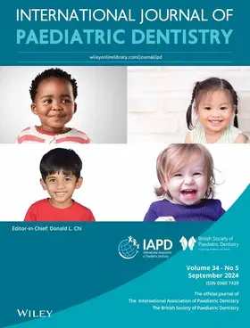 International Journal of Paediatric Dentistry | John Wiley & Sons | Zeitschrift | sack.de