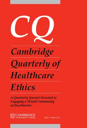  Cambridge Quarterly of Healthcare Ethics | Zeitschrift |  Sack Fachmedien