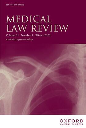 Medical Law Review | Oxford University Press | Zeitschrift | sack.de