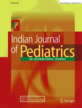 Editor-in-Chief: SK Kabra |  Indian Journal of Pediatrics | Zeitschrift |  Sack Fachmedien