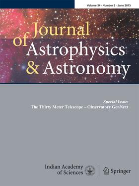 Editor-in-Chief: Ram Sagar |  Journal of Astrophysics and Astronomy | Zeitschrift |  Sack Fachmedien