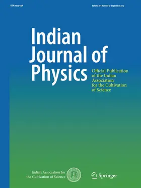 Editor-in-Chief: Subham Majumdar |  Indian Journal of Physics | Zeitschrift |  Sack Fachmedien