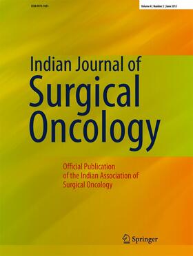 Editor-in-Chief: K S. Gopinath |  Indian Journal of Surgical Oncology | Zeitschrift |  Sack Fachmedien