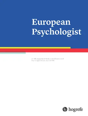 Editor-in-chief: Peter A. Frensch / Managing editor: Kristen Lavallee |  European Psychologist | Zeitschrift |  Sack Fachmedien