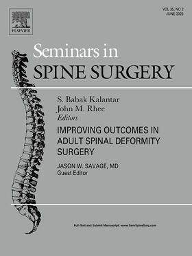  Seminars in Spine Surgery | Zeitschrift |  Sack Fachmedien