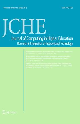  Journal of Computing in Higher Education | Zeitschrift |  Sack Fachmedien