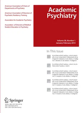 Editor-in-Chief: Laura W. Roberts |  Academic Psychiatry | Zeitschrift |  Sack Fachmedien