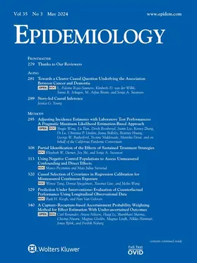  Epidemiology | Zeitschrift |  Sack Fachmedien